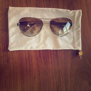 Tory Burch Aviator Sunglasses